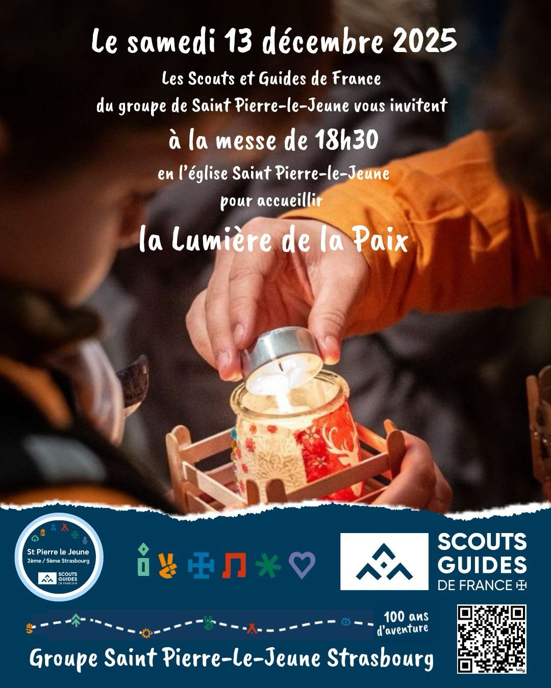 Lumière de la Paix - décembre 2025