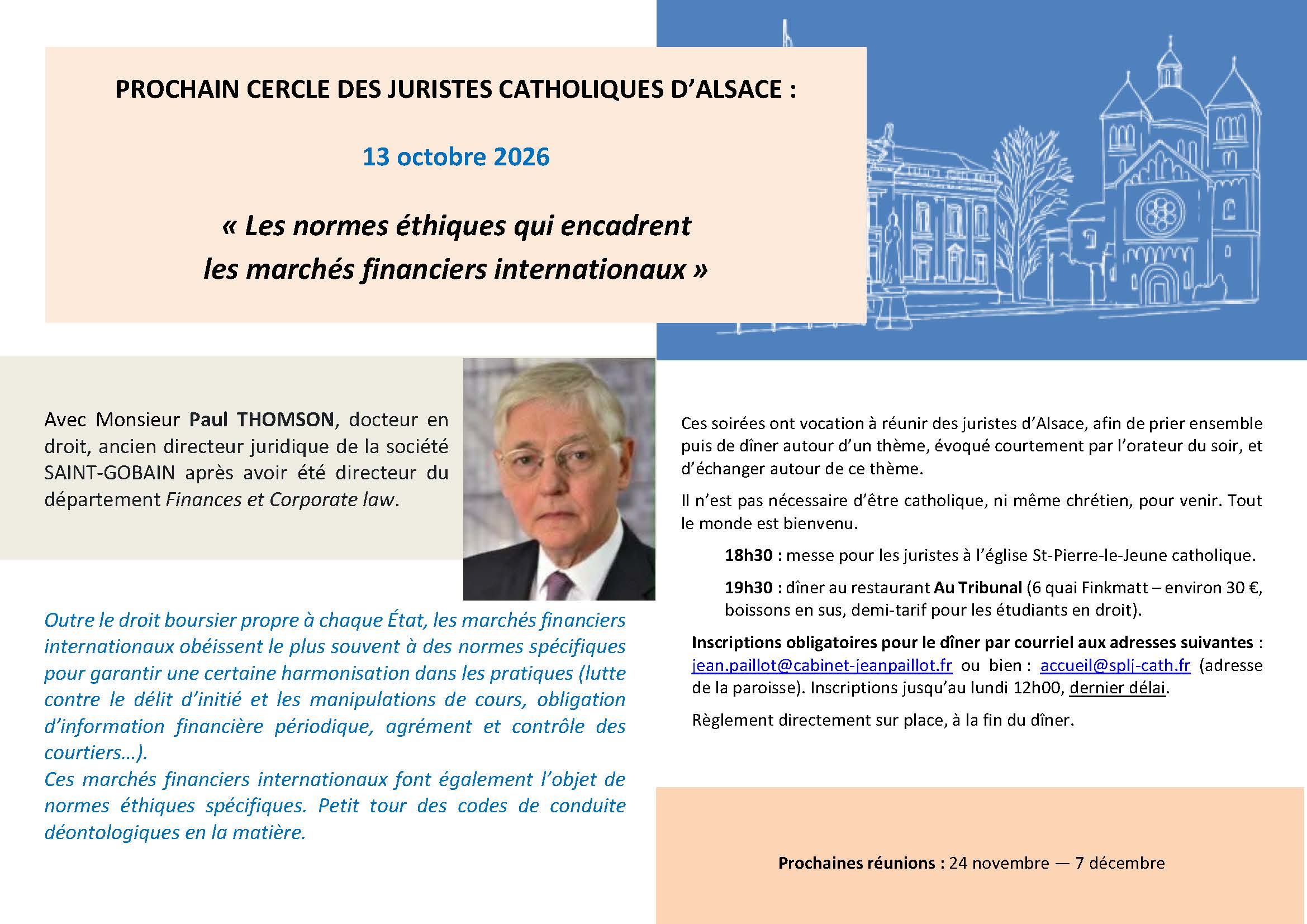  Cercle des Juristes Catholiques - 13OC26