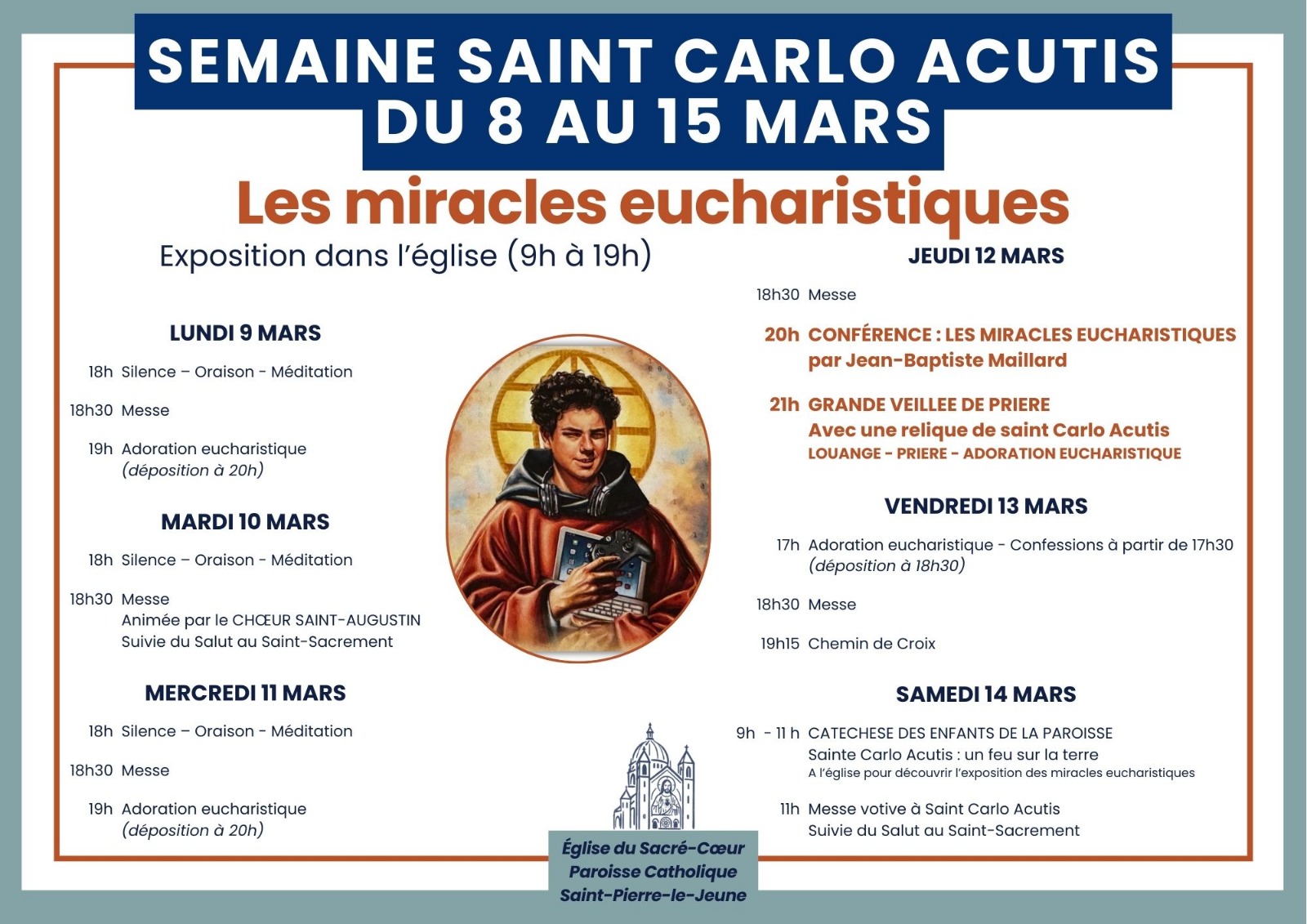 Semaine Saint Carlo Acutis