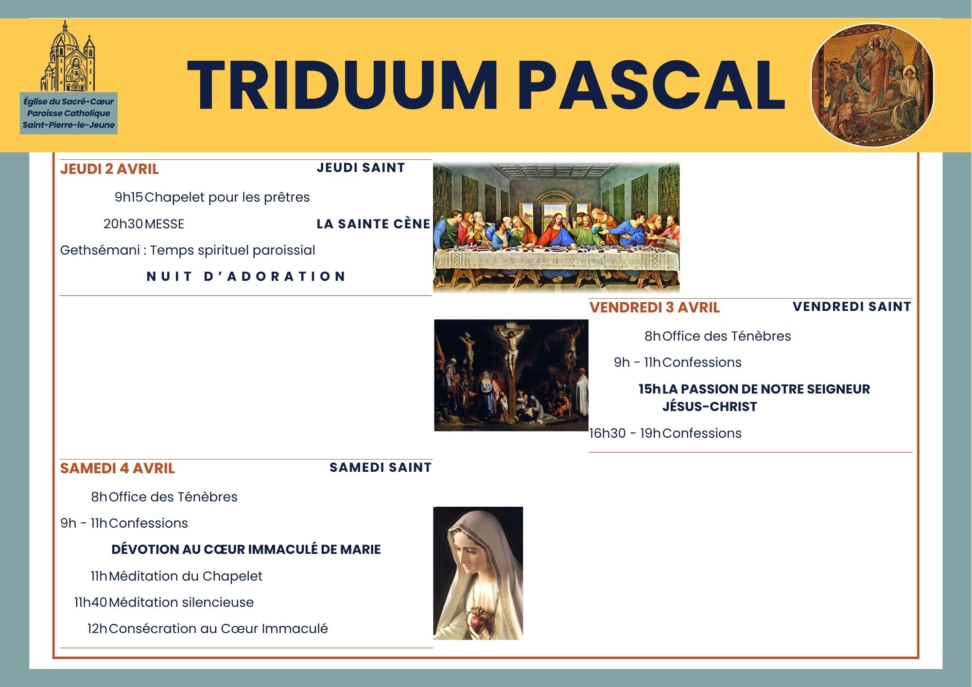 Triduum Pascal 2026